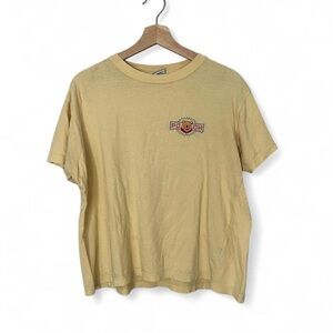 Whinnie The Pooh Vintage Embroidered yellow T shirt